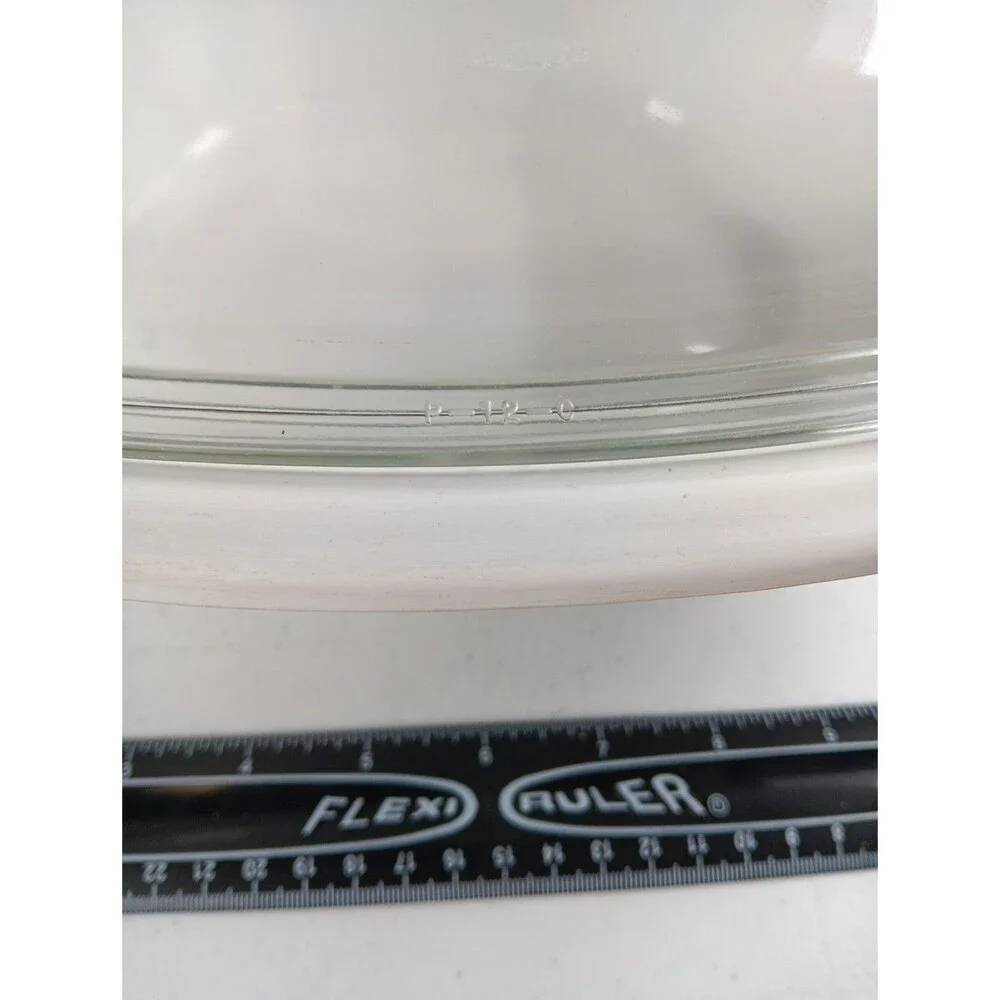 VTG Corning Ware Blue Cornflower 4 Qt Dutch Oven Casserole P-34-B W/ Pyrex Lid